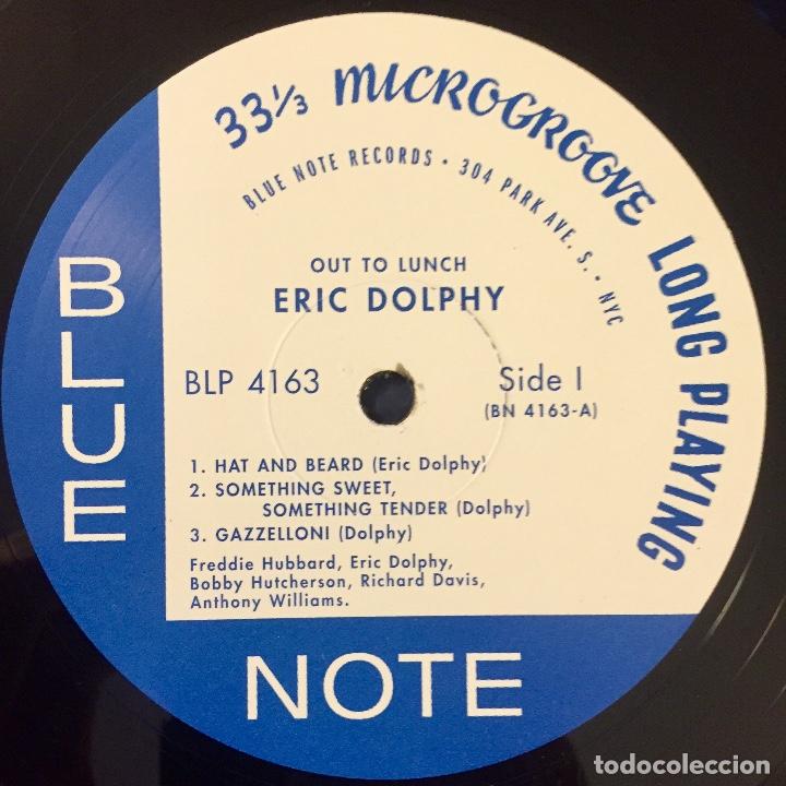 Discos de vinilo: ERIC DOLPHY : OUT TO LUNCH [BLUE NOTE - USA 2007] LP - Foto 3
