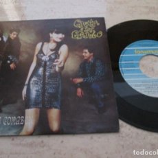 Discos de vinilo: GRETA Y LOS GARBO - ROMPES MI CORAZÓN / ¡MENUDA FIESTA!. SINGLE DE 1990. MUY BUEN ESTADO. Lote 319446938