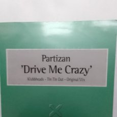 Discos de vinilo: PARTIZAN - DRIVE ME CRAZY - 1997 - MULTIPLY RECORDS - UK - EURO HOUSE