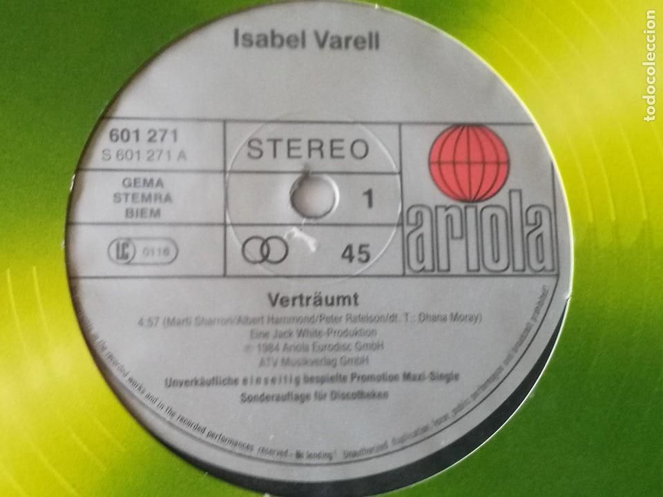 Discos de vinilo: Isabel Varell - Vertr&auml;umt - 1984 - Foto 1