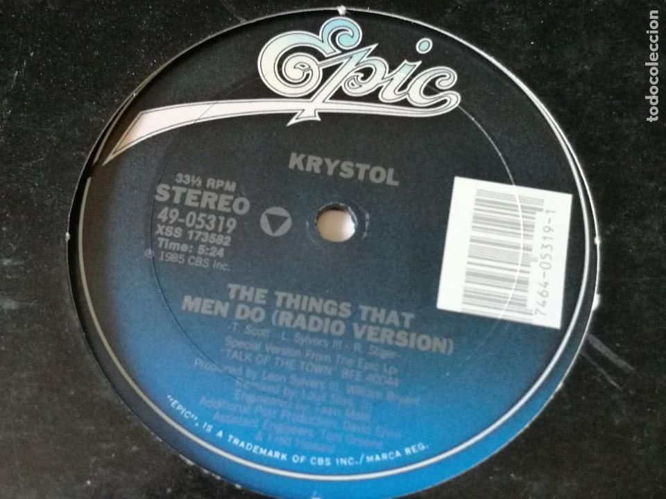 Discos de vinilo: Krystol - The Things That Men Do - 1985 - Foto 2