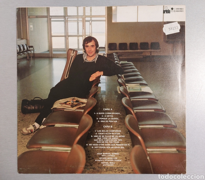 Discos de vinilo: DISCO DE VINILO . SERRAT EN TRANSITO - Foto 2