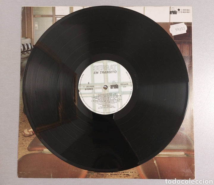 Discos de vinilo: DISCO DE VINILO . SERRAT EN TRANSITO - Foto 3