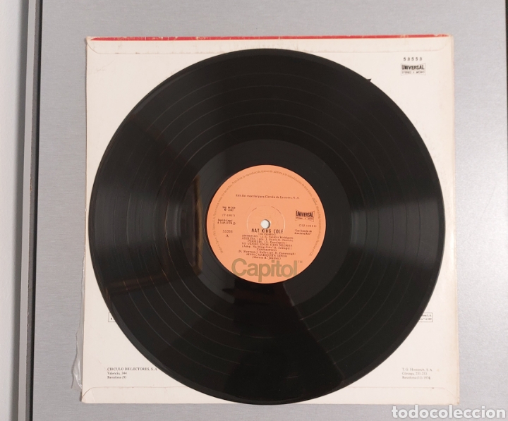 Discos de vinilo: DISCO DE VINILO .NAT KING COLE EN ESPA&Ntilde;OL - Foto 3