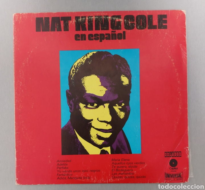 Discos de vinilo: DISCO DE VINILO .NAT KING COLE EN ESPA&Ntilde;OL - Foto 1