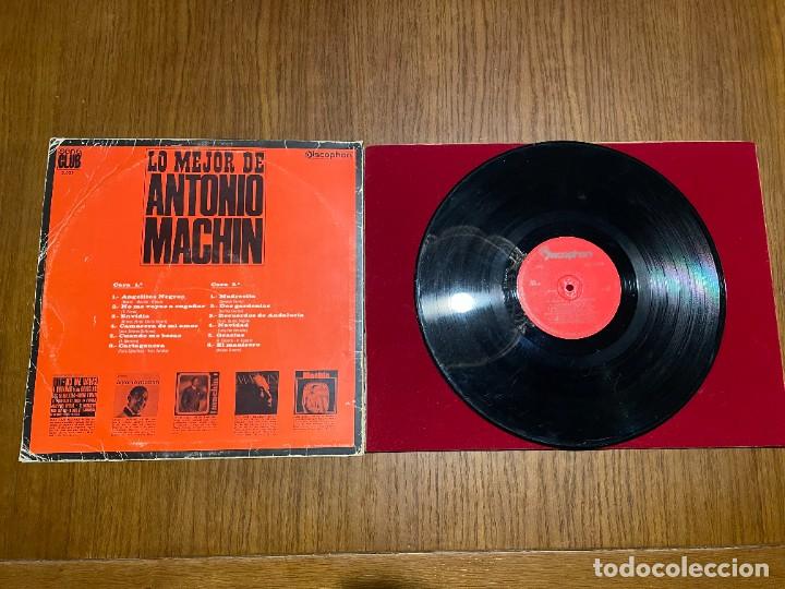 Discos de vinilo: DISCO VINILO LO MEJOR DE ANTONIO MACHIN - Foto 2
