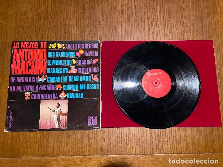 Discos de vinilo: DISCO VINILO LO MEJOR DE ANTONIO MACHIN - Foto 1