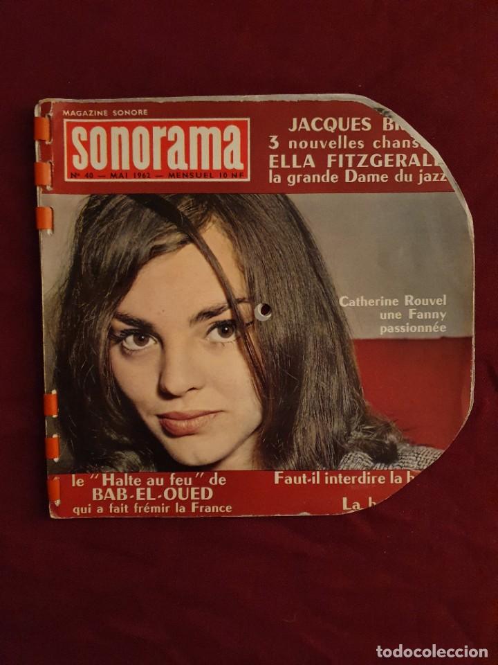 Dischi in vinile: Sonorama N&deg; 40 - Mai 1962 Label: Sonorama Magazine &ndash; 40 Format: 5 x Flexi-disc, 7&rdquo;, 33 ⅓ RPM, White