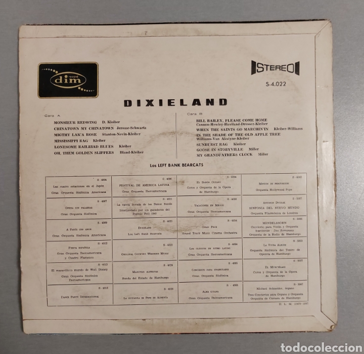 Discos de vinilo: DISCO DE VINILO . DIXIELAND - Foto 2
