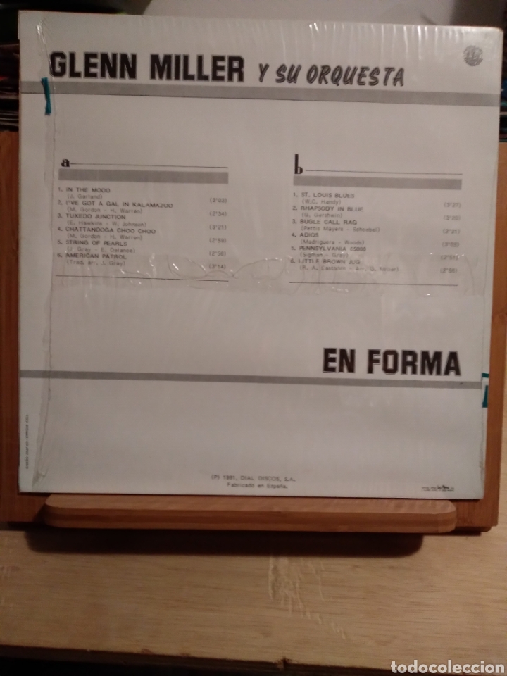 Discos de vinilo: GLENN MILLER Y SU ORQUESTA &rdquo;EN FORMA&rdquo; ES.91 - Foto 2