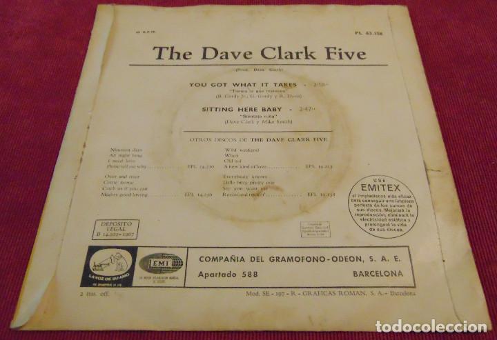 Discos de vinilo: Dave Clark Five &ndash; You Got What It Takes - SINGLE .1967 - Foto 2