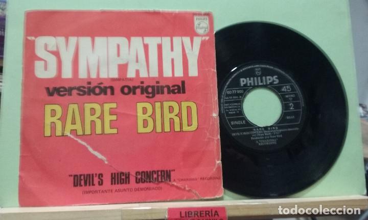 Discos de vinilo: Rare bird. Sympathy / Devil high concern. Philips 1970 -- Single - Foto 1