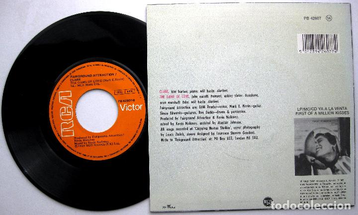 Discos de vinilo: Fairground Attraction - Clare - Single RCA 1989 BPY - Foto 2