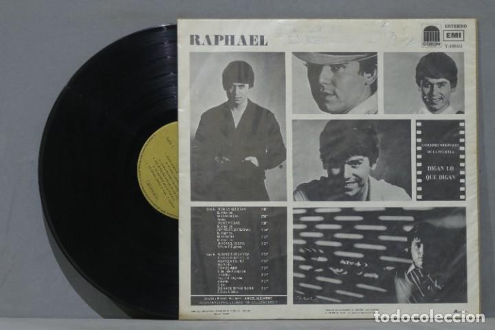 Discos de vinilo: LP. Raphael. Digan Lo Que Digan - Foto 2
