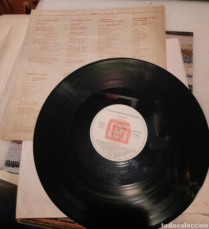 Discos de vinilo: Taller canario de cancion - trapera - Foto 3