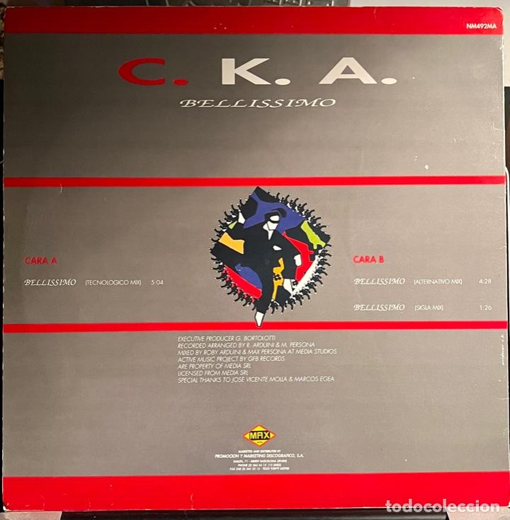 Discos de vinilo: C.K.A. - Bellissimo. 45rpm - Foto 2