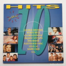 Discos de vinilo: VARIOUS ‎– HITS 10 , BELGIUM 1989 CBS. Lote 319654748