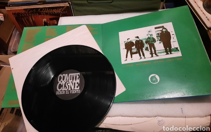 Discos de vinilo: Comit&eacute; cisne - beber el viento - Foto 3