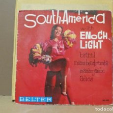 Discos de vinilo: ENOCH LIGHT Y SU ORQUESTA - SOUTH AMERICA WITH ENOCH LIGHT - BELTER 50.485 - 1961. Lote 319674348