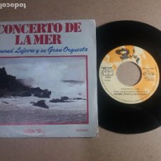 Discos de vinilo: RAYMOND LEFEVRE Y SU GRAN ORQUESTA / CONCIERTO DE LA MER / PAPILON / SINGLE 7 PULGADAS