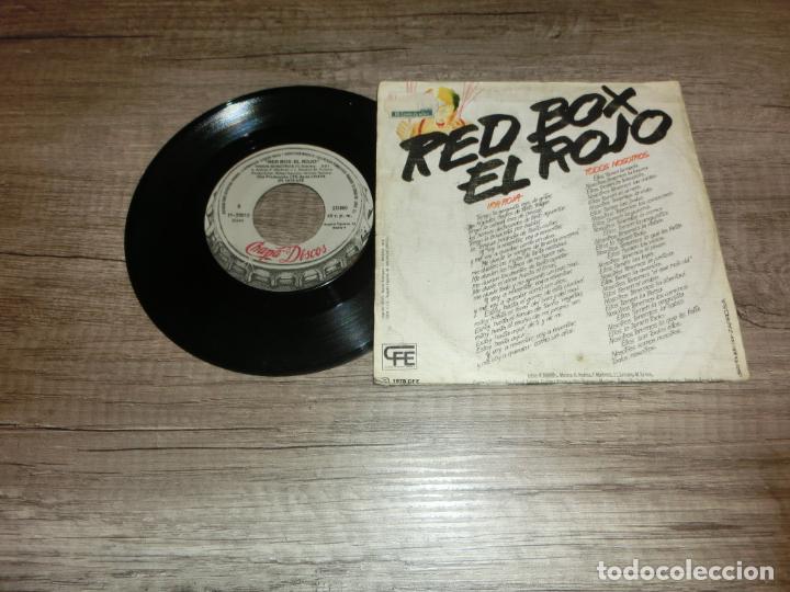 Discos de vinilo: Red Box / El Rojo - Ira Roja - Foto 2