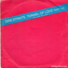 Discos de vinilo: DIRE STRAITS - TUNNEL OF LOVE PART 1 & 2 - SINGLE. Lote 350347509