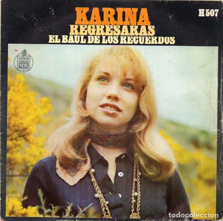 Discos de vinilo: KARINA - REGRESARAS - SINGLE - Foto 1