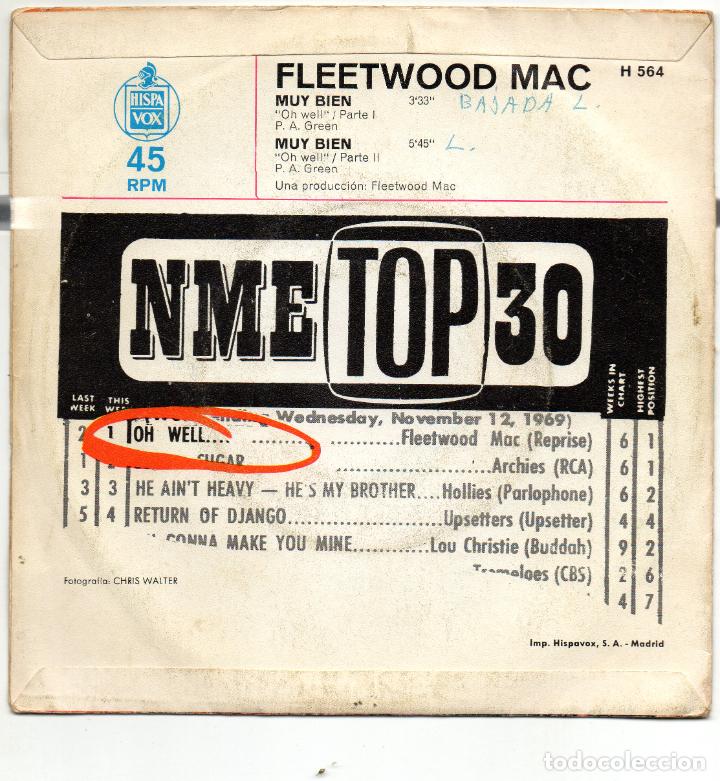 Discos de vinilo: FLEETWOOD MAC - MUY BIEN - SINGLE - - Foto 2