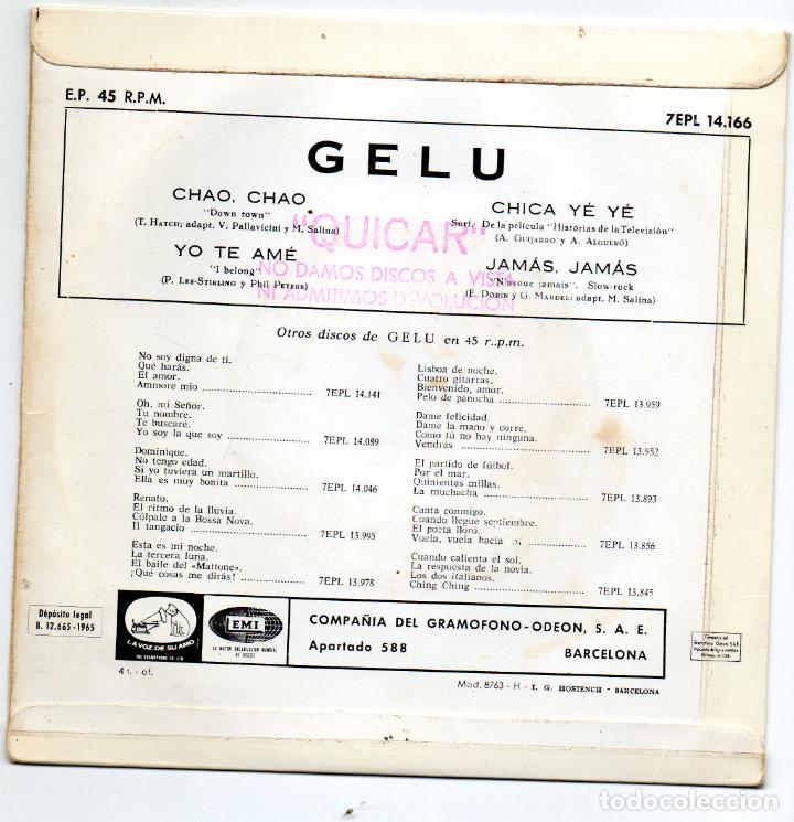 Discos de vinilo: GELU - DOWN TOWN + 3 EP.S - 1965 - Foto 2
