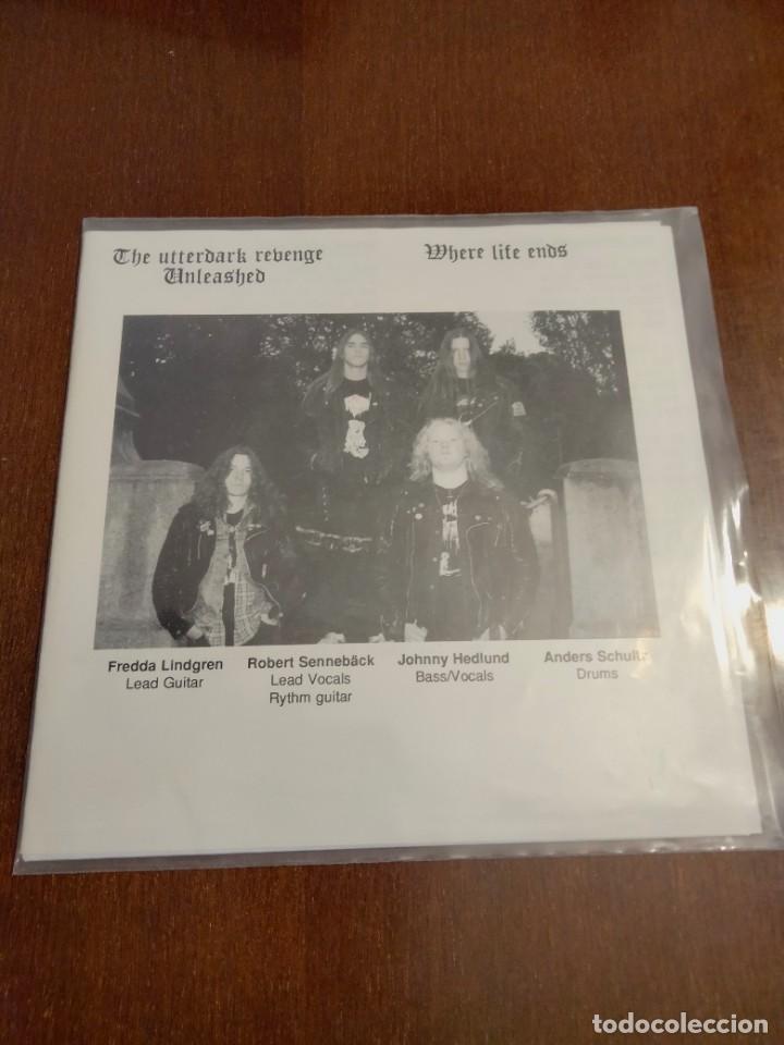 Discos de vinilo: UNLEASHED ....REVENGE 1991 CBR RECORDS EDICION LIMITADA - Foto 2
