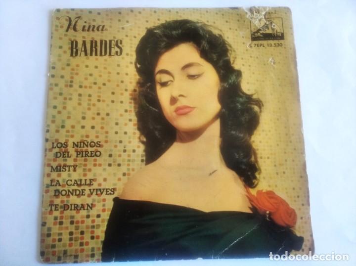 Vinyl-Schallplatten: NINA BARDES - Los ni&ntilde;os del Pireo + 3 **** RARO EP 1960