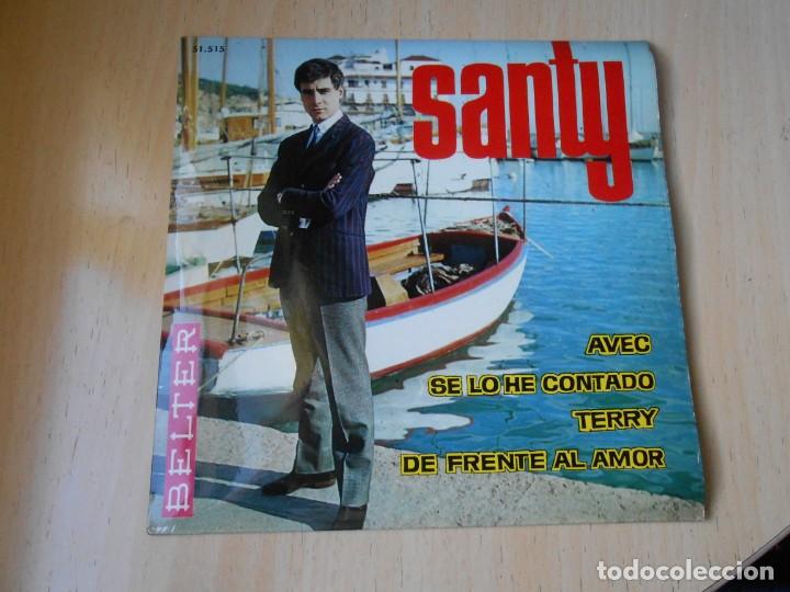 Discos de vinilo: SANTY, EP, CON (AVEC) + 3, A&Ntilde;O 1965 - Foto 1