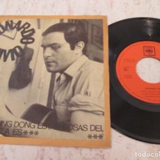 Discos de vinilo: LEONARDO FAVIO - DING DONG DING DONG ESTAS COSAS DEL AMOR / ELLA ES. SINGLE 1969. BUEN ESTADO. Lote 319758923