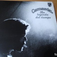 Discos de vinilo: CAMARÓN LA LEYENDA DEL TIEMPO LP 1979 CON LETRAS. Lote 348760940