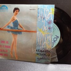 Discos de vinilo: ARMANDO SCIASCIA EP TANDA DE VALSES DANUBIO AZUL + 3-ESPAÑA 1960-EN PERFECTO ESTADO PEPETO. Lote 319787018