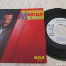 Discos de vinilo: MARCELO MOLINA - HOMBRE DE LA NOCHE / UNA VEZ MÁS. RARE PROMOTIONAL EDITION 1984. COMO NUEVO. Lote 319794503