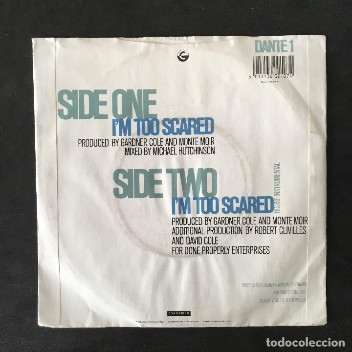 Discos de vinilo: VINILO SINGLE - STEVEN DANTE - IM TOO SCARED - COOLTEMPO CHRYSALIS 1988 - Foto 2