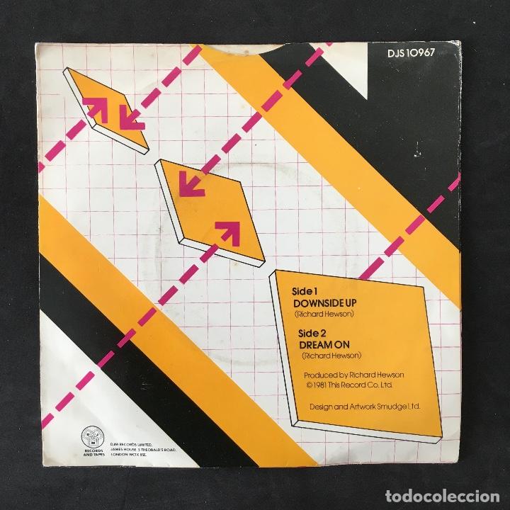 Discos de vinilo: VINILO SINGLE - RAH BAND - DOWNSIDE UP - DJS 10967 RAH 1981 - Foto 2