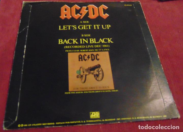 Discos de vinilo: AC/DC &ndash; Lets Get It Up - SINGLE 1981 - Foto 2