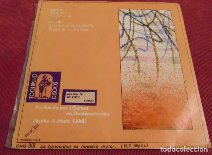Discos de vinilo: Aviador Dro &ndash; Nuclear, S&iacute; - EP 1982 - Foto 2