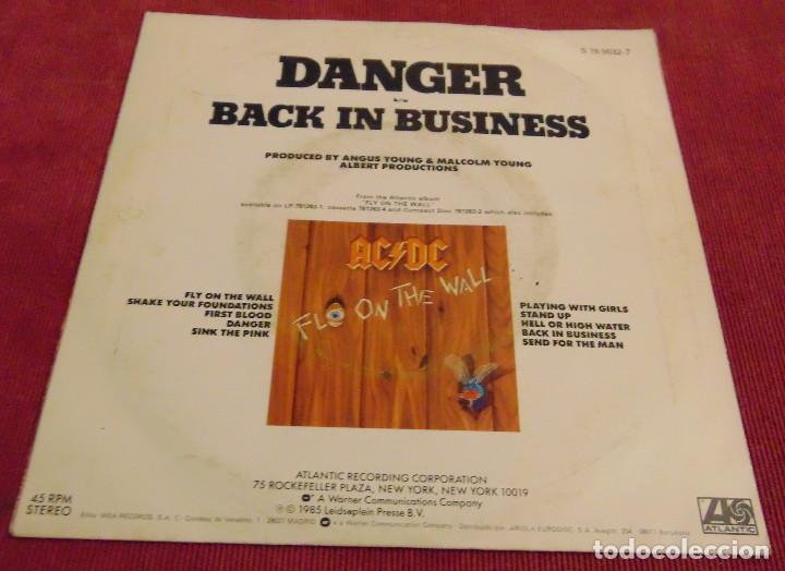 Ac/dc – Danger B/w Back In Business - Single 19 - Comprar Discos ...