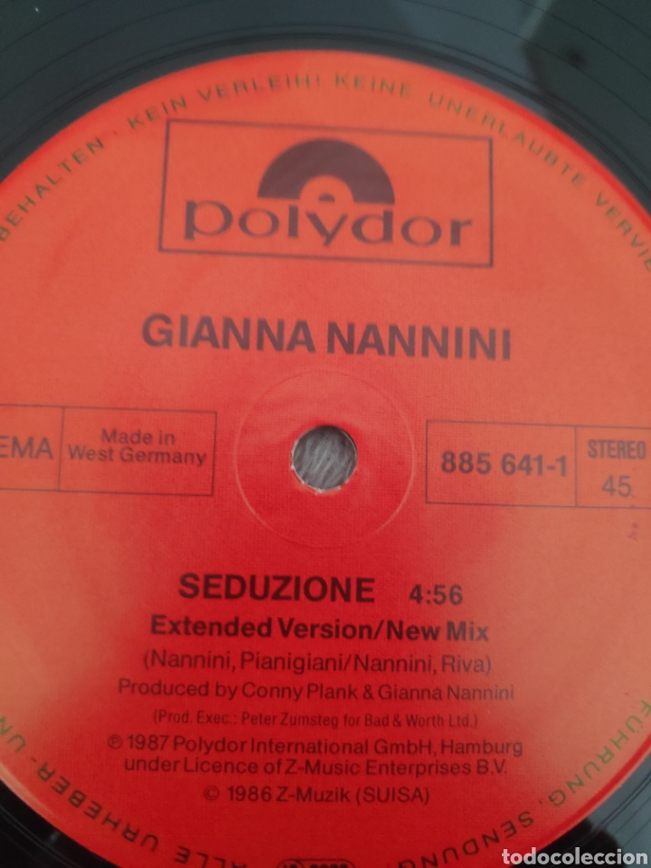 Discos de vinilo: Vinilo Maxisingle - Gianna Nannini - Profumo - Foto 5
