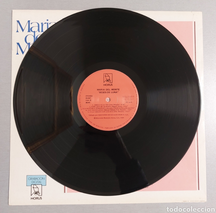 Discos de vinilo: DISCO DE VINILO. BESOS DE LUNA - Foto 3
