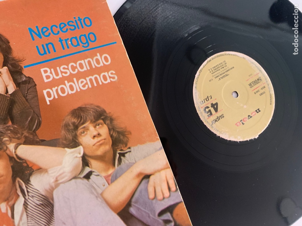 Discos de vinilo: Maxi tequila necesito un trago buscando problemas - Foto 2