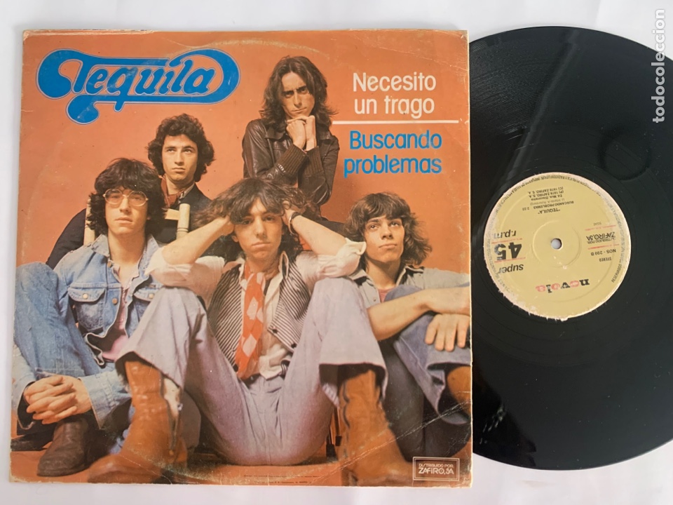 Discos de vinilo: Maxi tequila necesito un trago buscando problemas - Foto 1