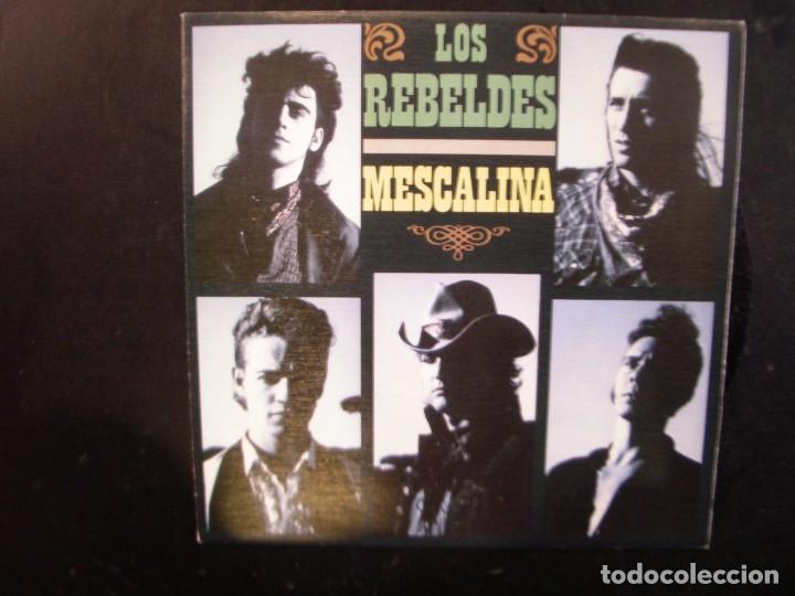Discos de vinilo: LOS REBELDES- MESCALINA. PROMO SINGLE MINT - Foto 1
