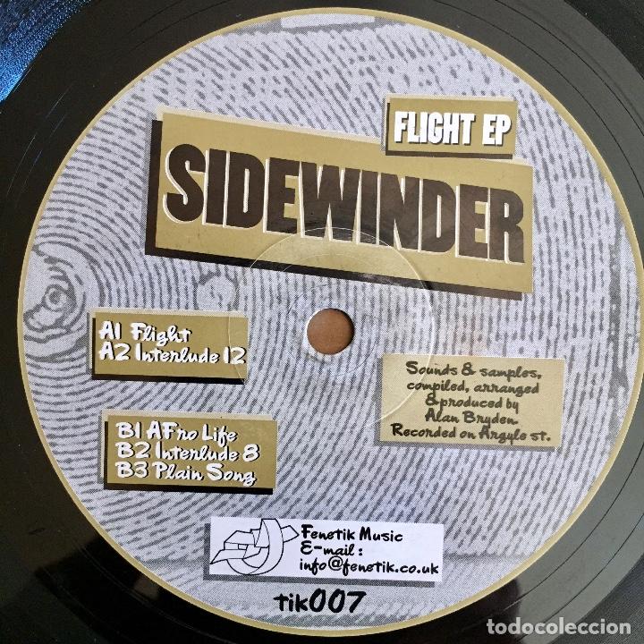 Discos de vinilo: SIDEWINDER : FLIGHT EP [FENETIK - UK 2000] EP 12&rdquo; - Foto 3