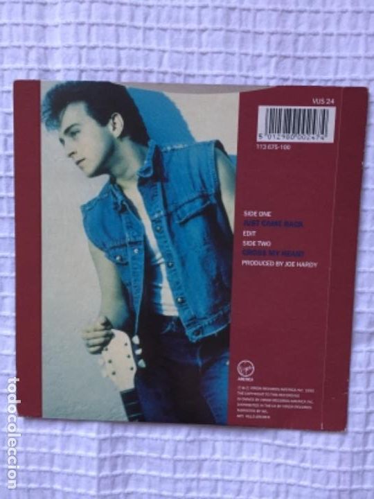 Discos de vinilo: COLIN JAMES. Just came back (vinilo single 1990) - Foto 3
