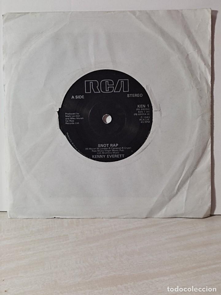 Discos de vinilo: Kenny Everett &lrm;&ndash; Snot Rap Single 45 RPM - Foto 1