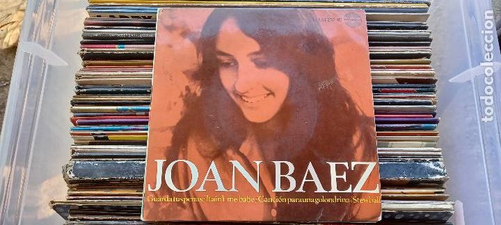 Discos de vinilo: DISCO SINGLE DE JOAN BAEZ MUY BIEN CONSERVADO - Foto 1